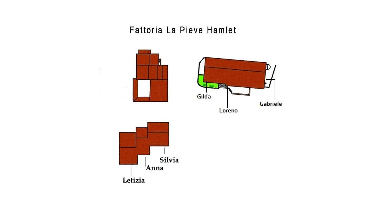 Vila Letizia Roccalbegna Itálie
